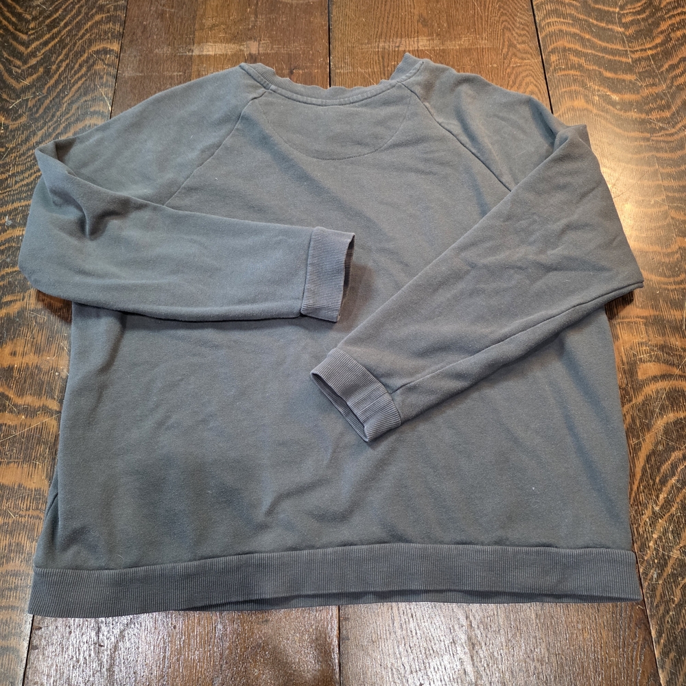 Divided Y2K Gray Rolling Stones Iconic Lips Tongue Vinyl Graphic Sweatshirt XL - Picture 4 of 7